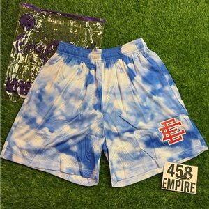 EE Blue Tie-Dye Men's Shorts